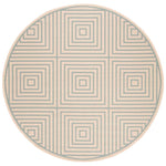 Safavieh Beach House 123 Rug, BHS123 - Cream / Aqua