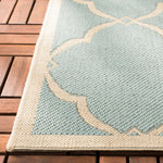 Safavieh Beach House 125 Rug, BHS125 - Aqua / Cream