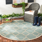 Safavieh Beach House 125 Rug, BHS125 - Aqua / Cream