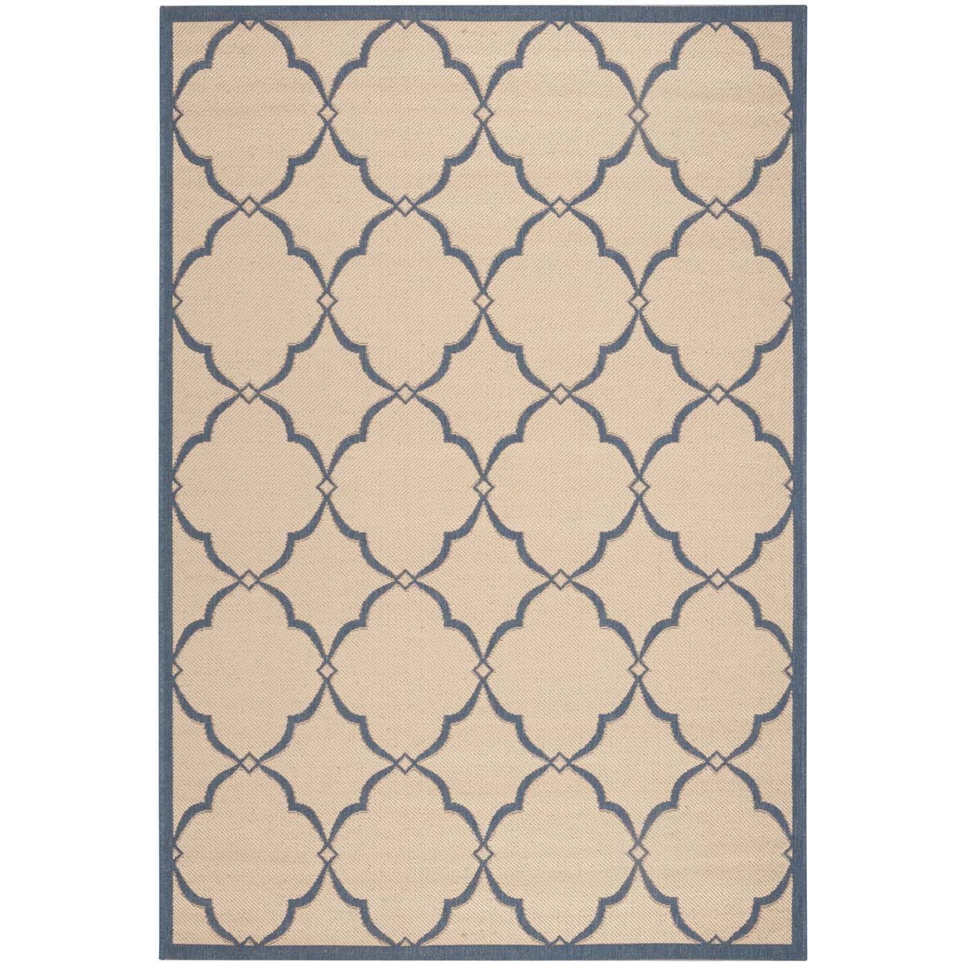 Safavieh Beach House 125 Rug, BHS125 - Cream / Blue