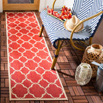 Safavieh Beach House 125 Rug, BHS125 - Red / Creme
