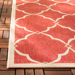 Safavieh Beach House 125 Rug, BHS125 - Red / Creme