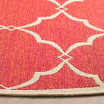 Safavieh Beach House 125 Rug, BHS125 - Red / Creme