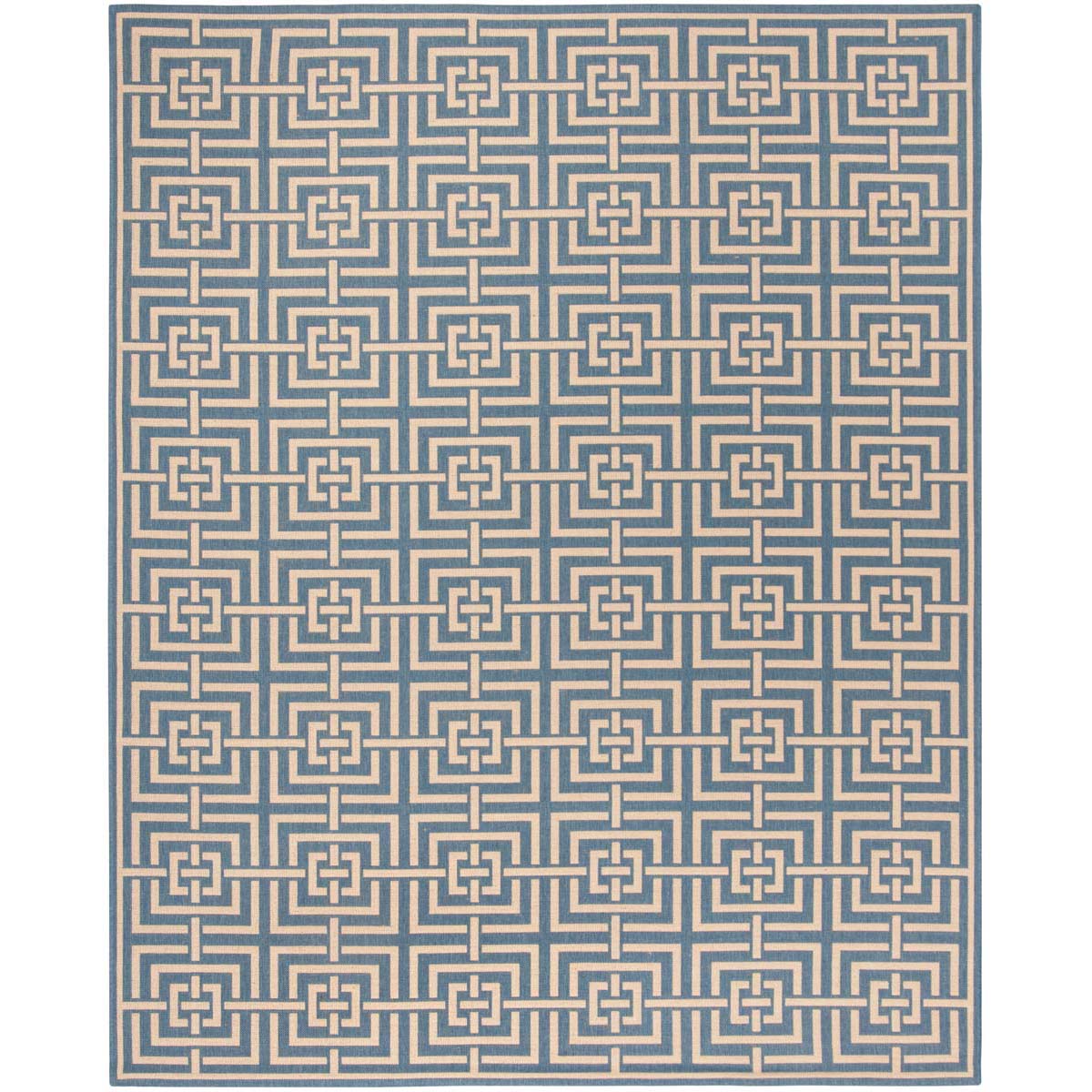 Safavieh Beach House 128 Rug, BHS128 - Blue / Creme