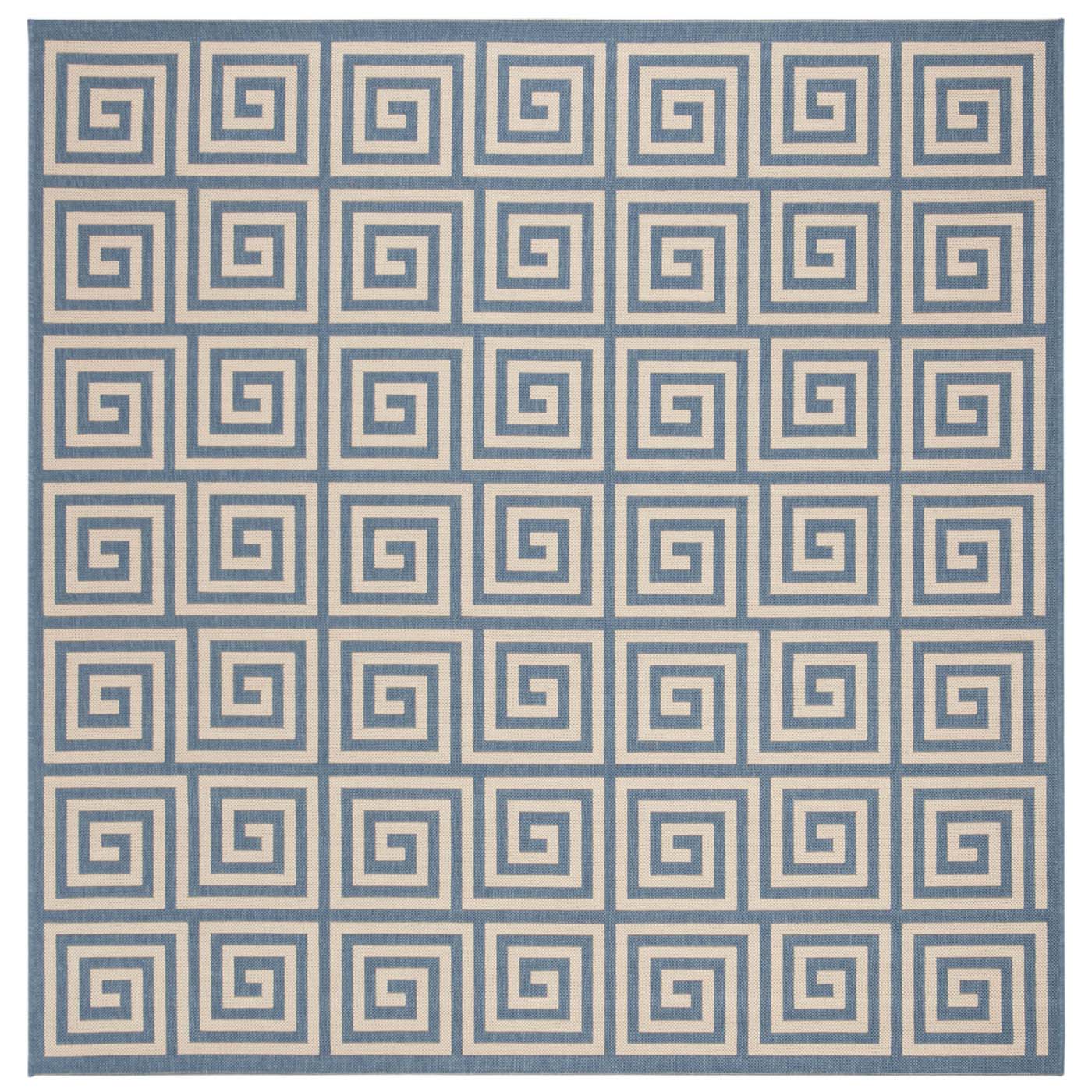 Safavieh Beach House 129 Rug, BHS129 - Cream / Blue