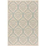 Safavieh Beach House 135 Rug, BHS135 - Aqua / Cream