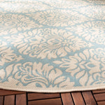 Safavieh Beach House 135 Rug, BHS135 - Aqua / Cream