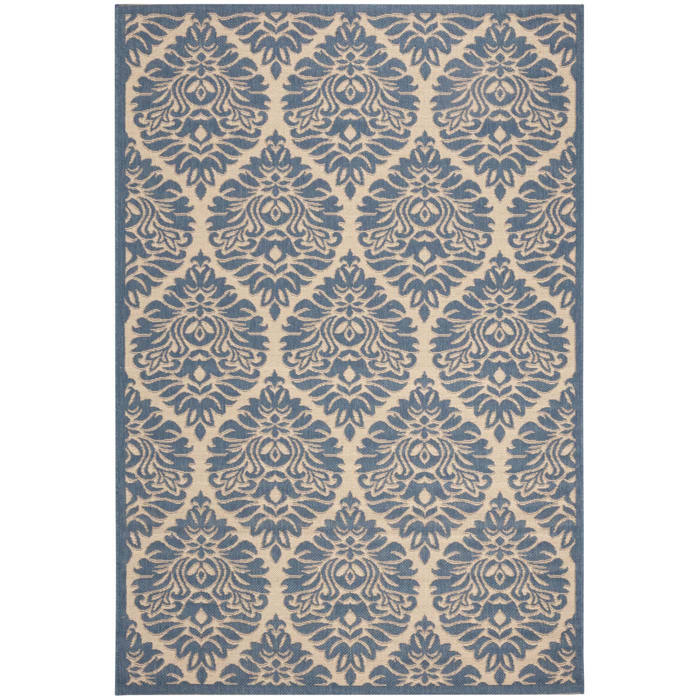 Safavieh Beach House 135 Rug, BHS135 - Cream / Blue