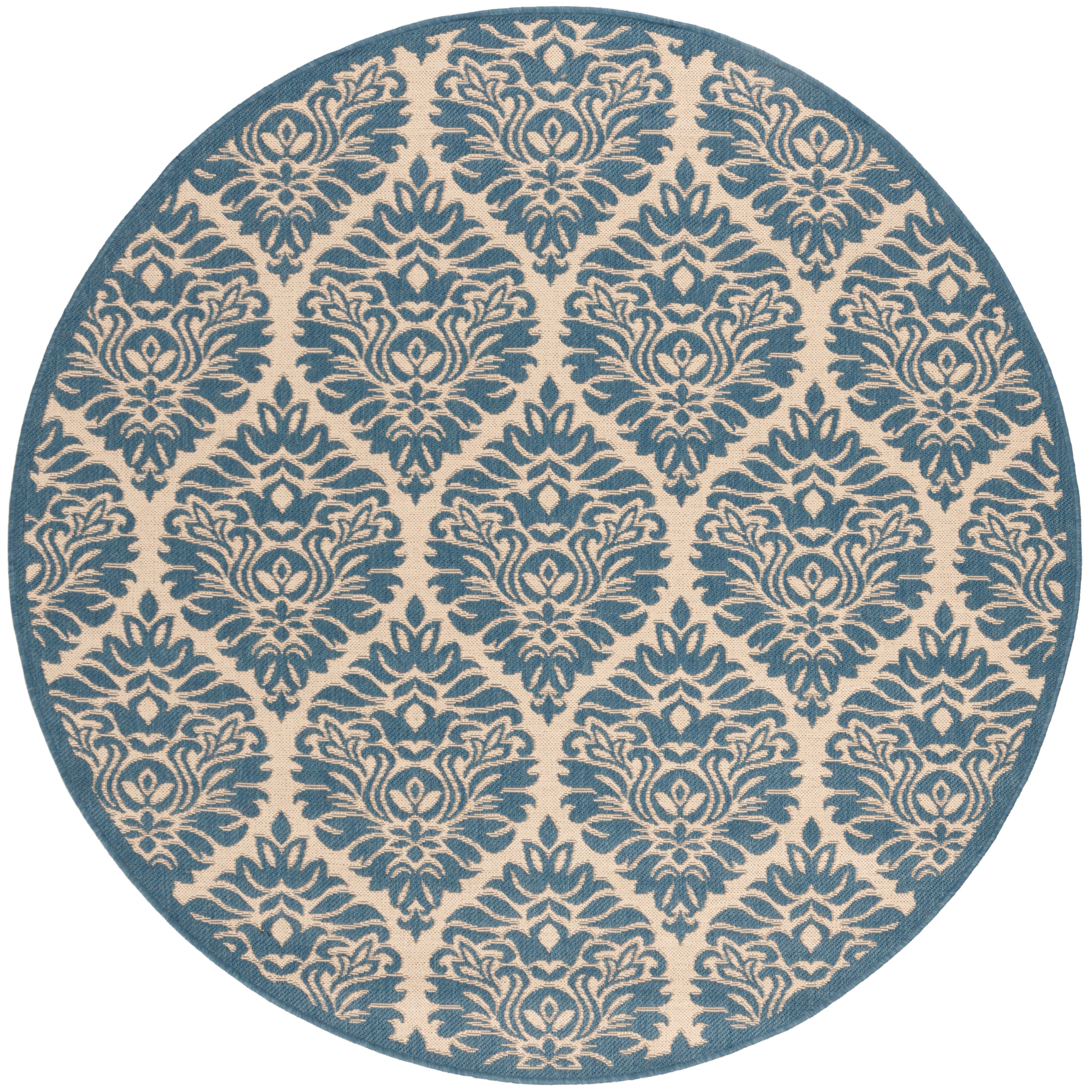 Safavieh Beach House 135 Rug, BHS135 - Cream / Blue