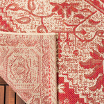 Safavieh Beach House 138 Rug, BHS138 - Red / Creme