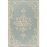 Safavieh Beach House 180 Rug, BHS180 - Cream / Aqua