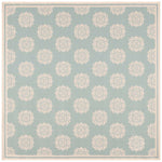 Safavieh Beach House 181 Rug, BHS181 - Aqua / Cream