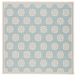 Safavieh Beach House 181 Rug, BHS181 - Aqua / Cream