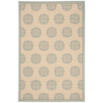 Safavieh Beach House 181 Rug, BHS181 - Cream / Aqua