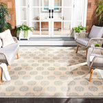 Safavieh Beach House 181 Rug, BHS181 - Cream / Aqua