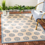 Safavieh Beach House 181 Rug, BHS181 - Blue / Creme