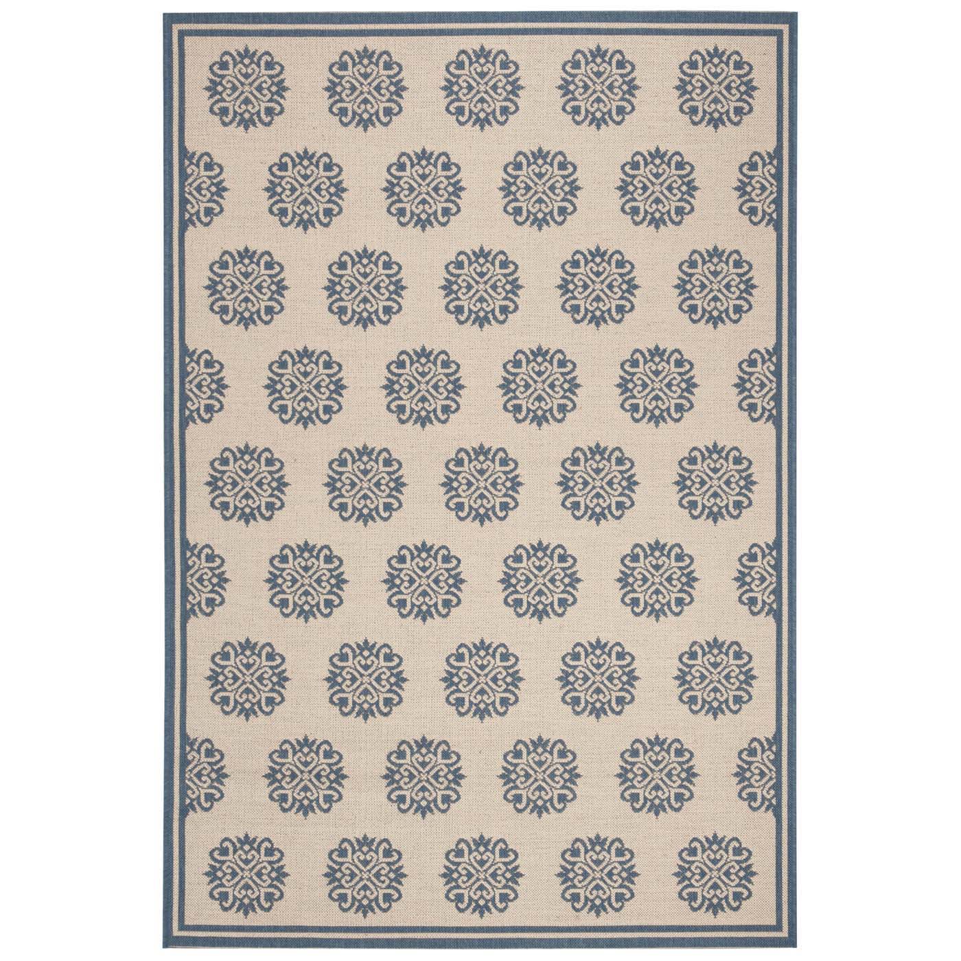 Safavieh Beach House 181 Rug, BHS181 - Blue / Creme