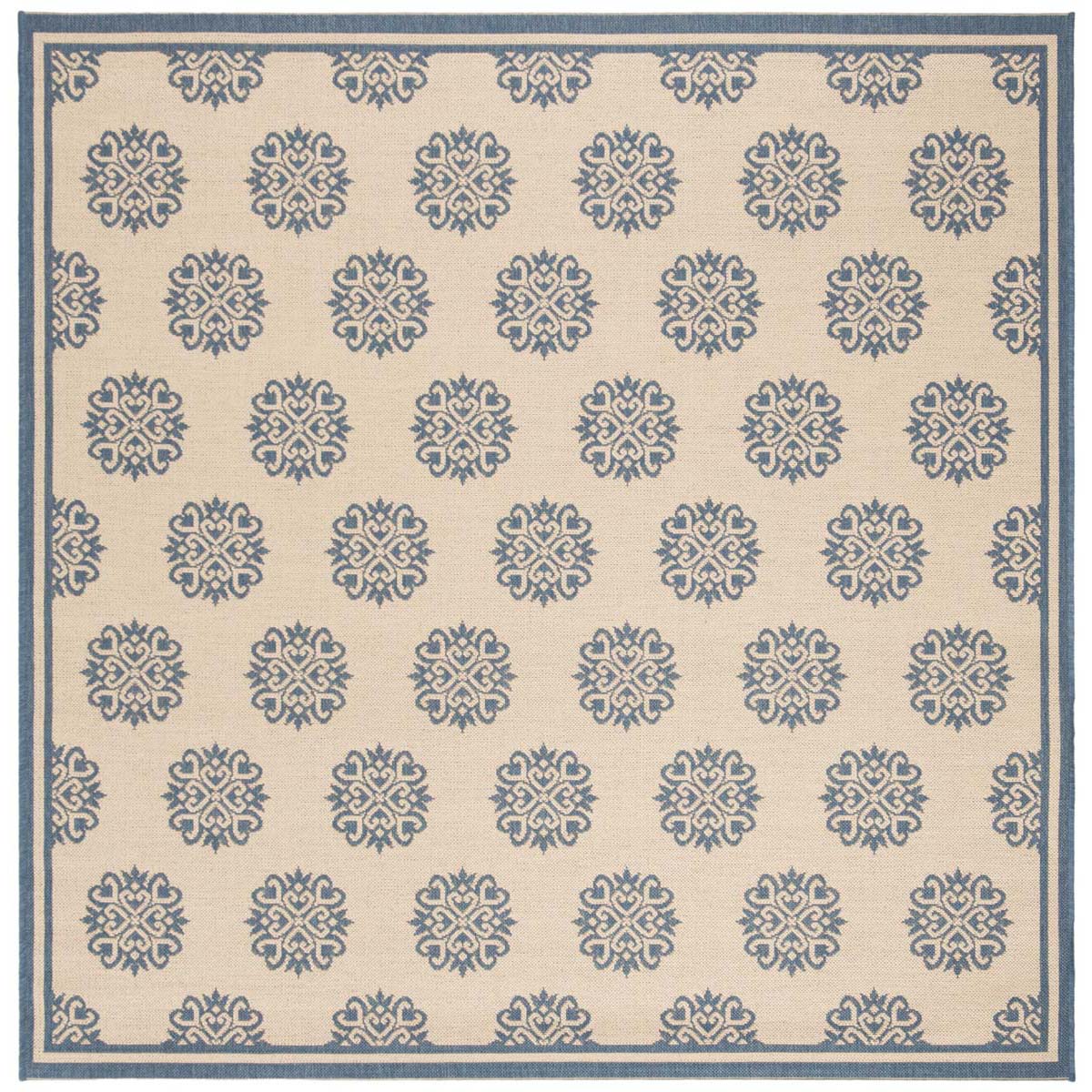 Safavieh Beach House 181 Rug, BHS181 - Blue / Creme