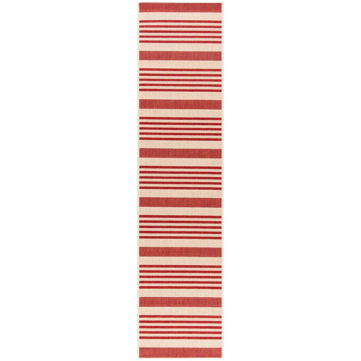 Safavieh Beach House 222 Rug, BHS222 - Beige / Red