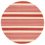 Safavieh Beach House 222 Rug, BHS222 - Beige / Red