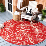 Safavieh Beach House 246 Rug, BHS246 - Red / Beige
