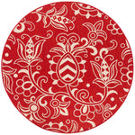 Safavieh Beach House 246 Rug, BHS246 - Red / Beige