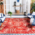 Safavieh Beach House 246 Rug, BHS246 - Red / Beige