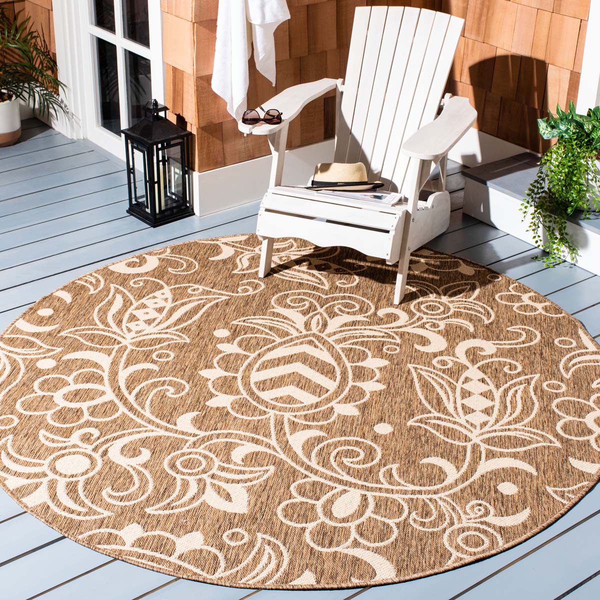 Safavieh Beach House 246 Rug, BHS246 - Brown / Beige