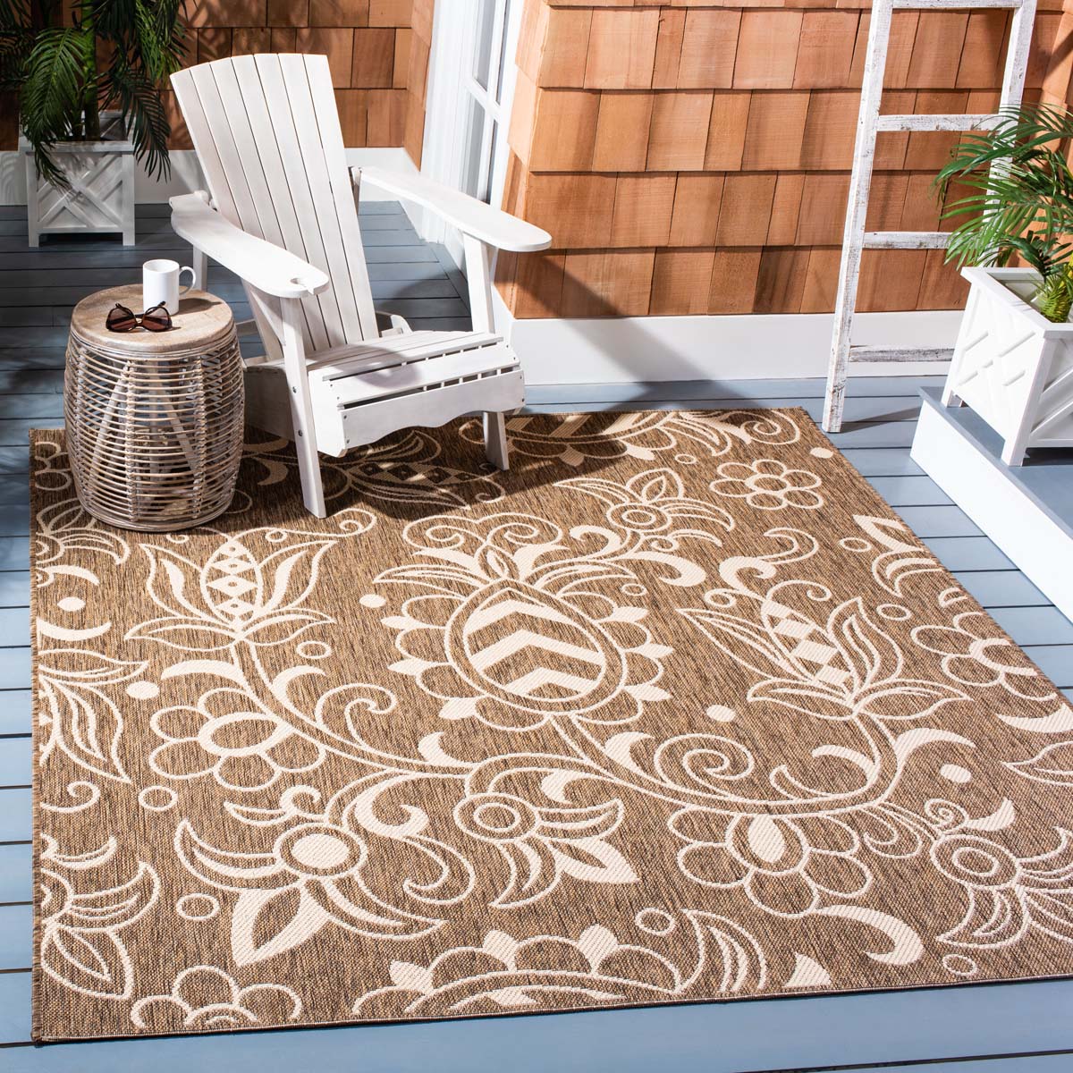 Safavieh Beach House 246 Rug, BHS246 - Brown / Beige