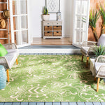 Safavieh Beach House 246 Rug, BHS246 - Green / Beige