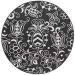 Safavieh Beach House 246 Rug, BHS246 - Black / Light Grey