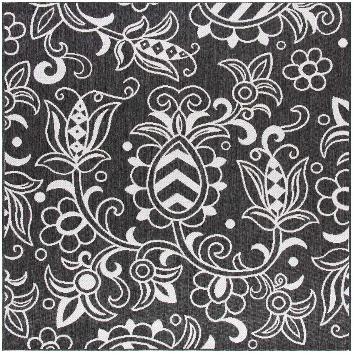 Safavieh Beach House 246 Rug, BHS246 - Black / Light Grey