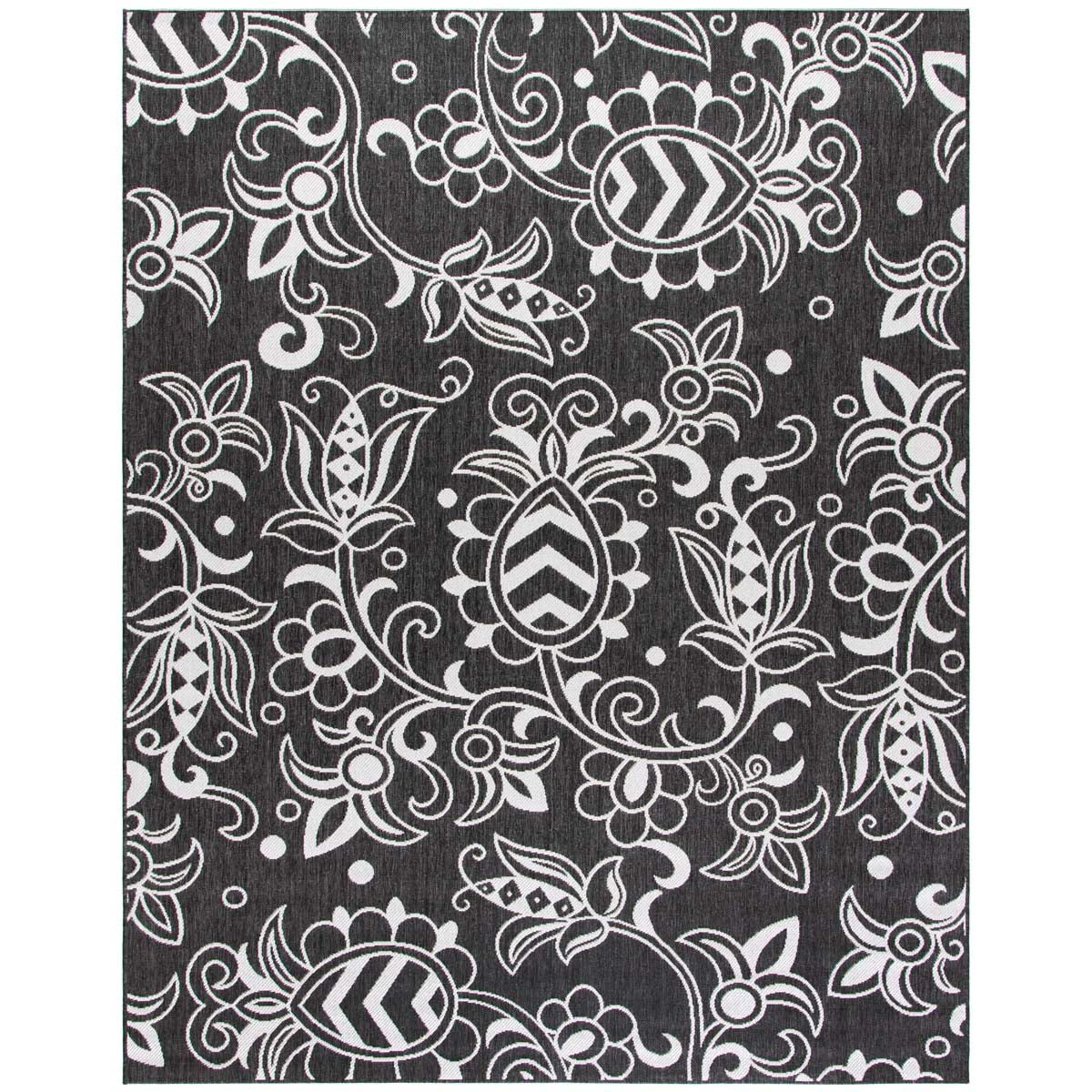 Safavieh Beach House 246 Rug, BHS246 - Black / Light Grey