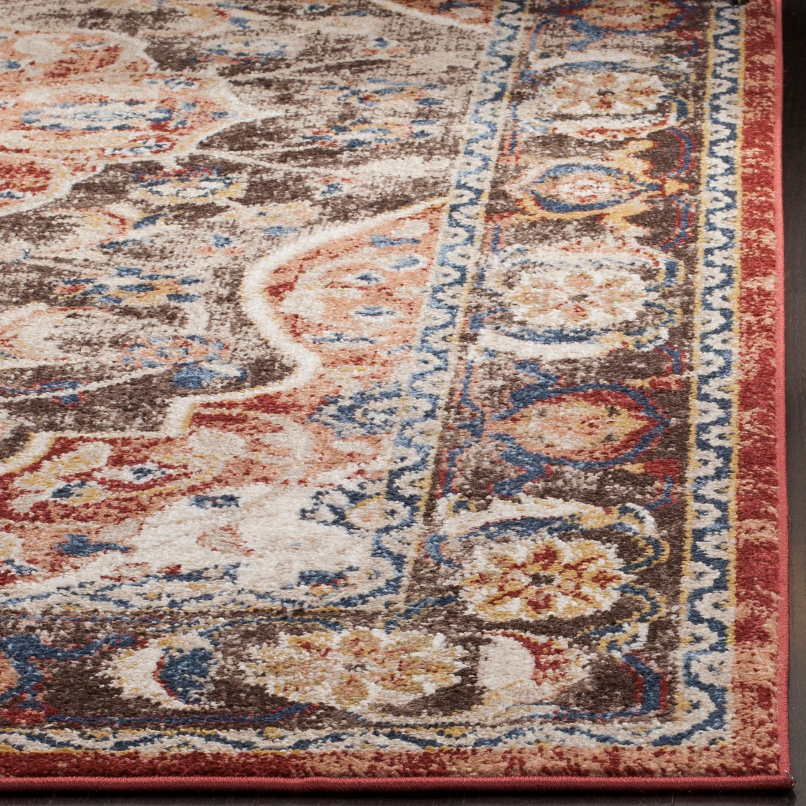 Safavieh Bijar 648 Rug, BIJ648 - Brown / Rust