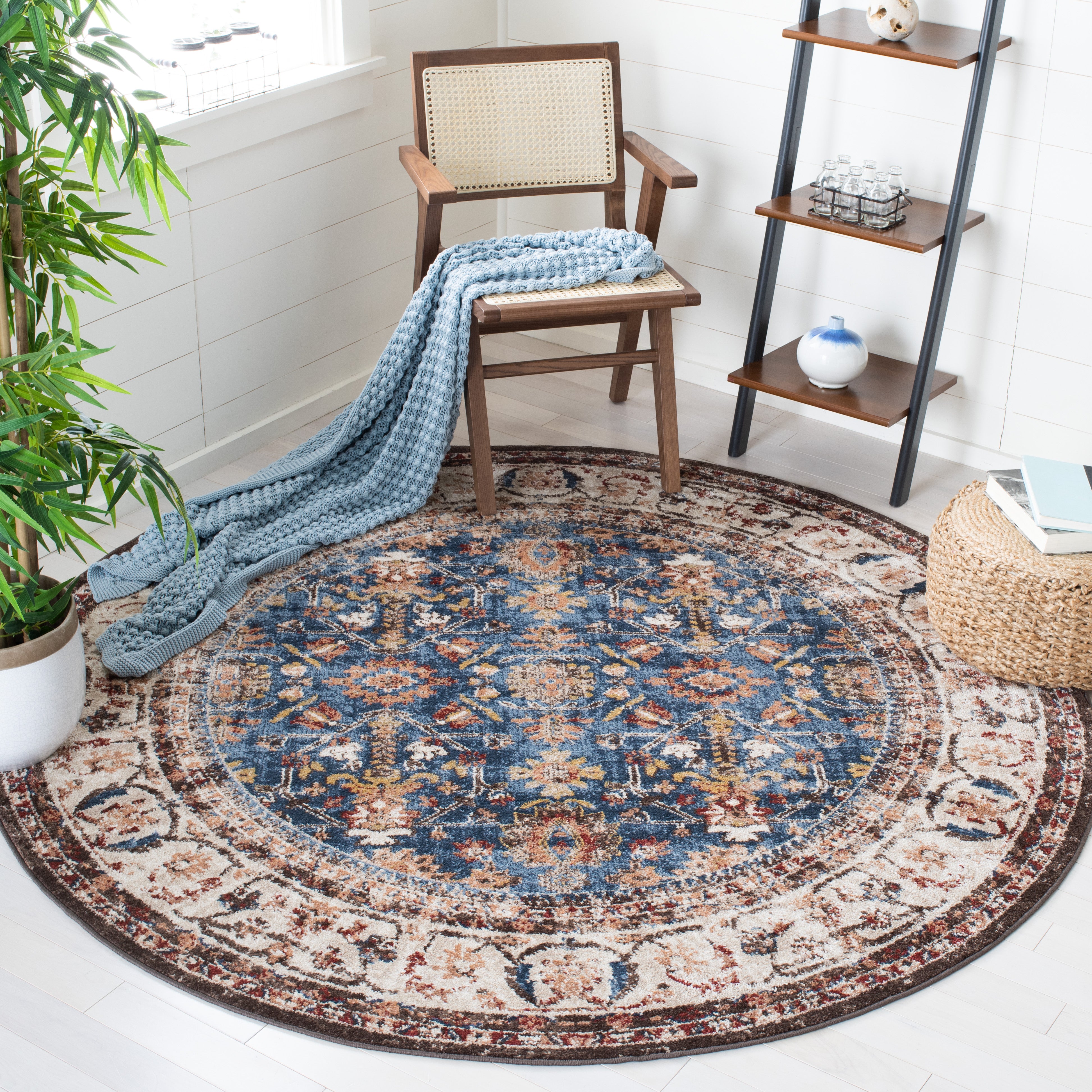 Safavieh Bijar 650 Rug, BIJ650 - Royal / Ivory