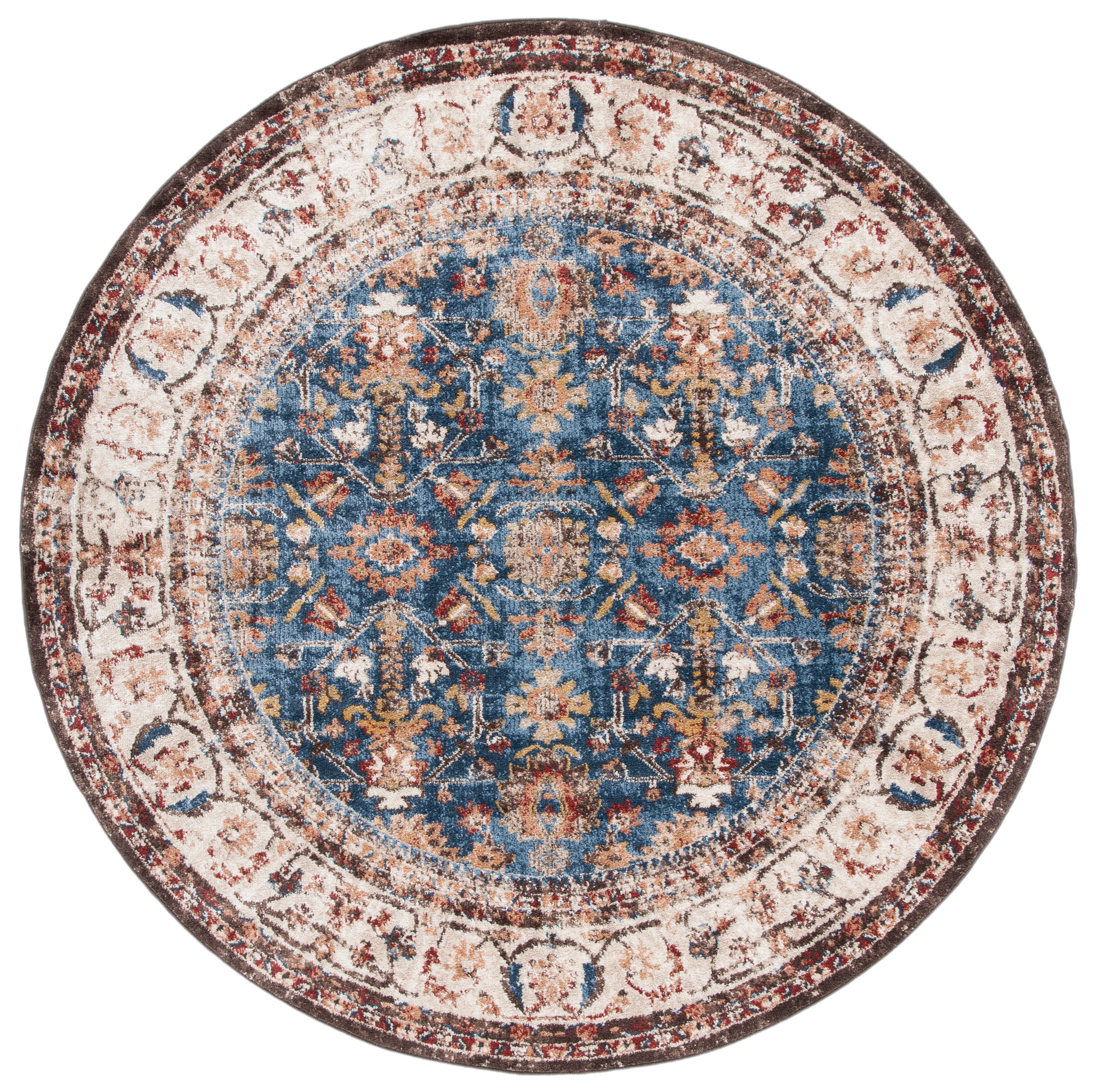 Safavieh Bijar 650 Rug, BIJ650 - Royal / Ivory