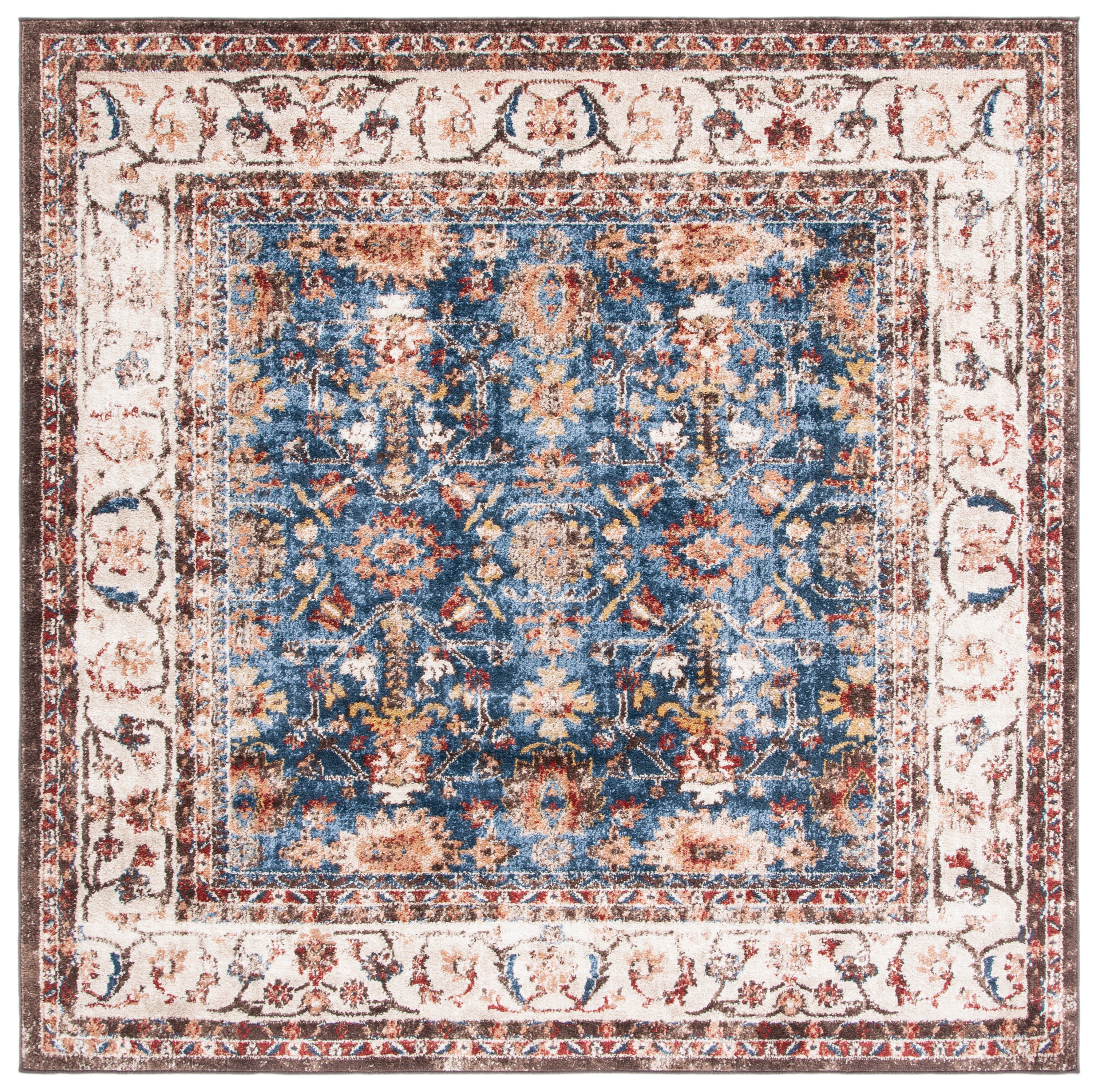 Safavieh Bijar 650 Rug, BIJ650 - Royal / Ivory