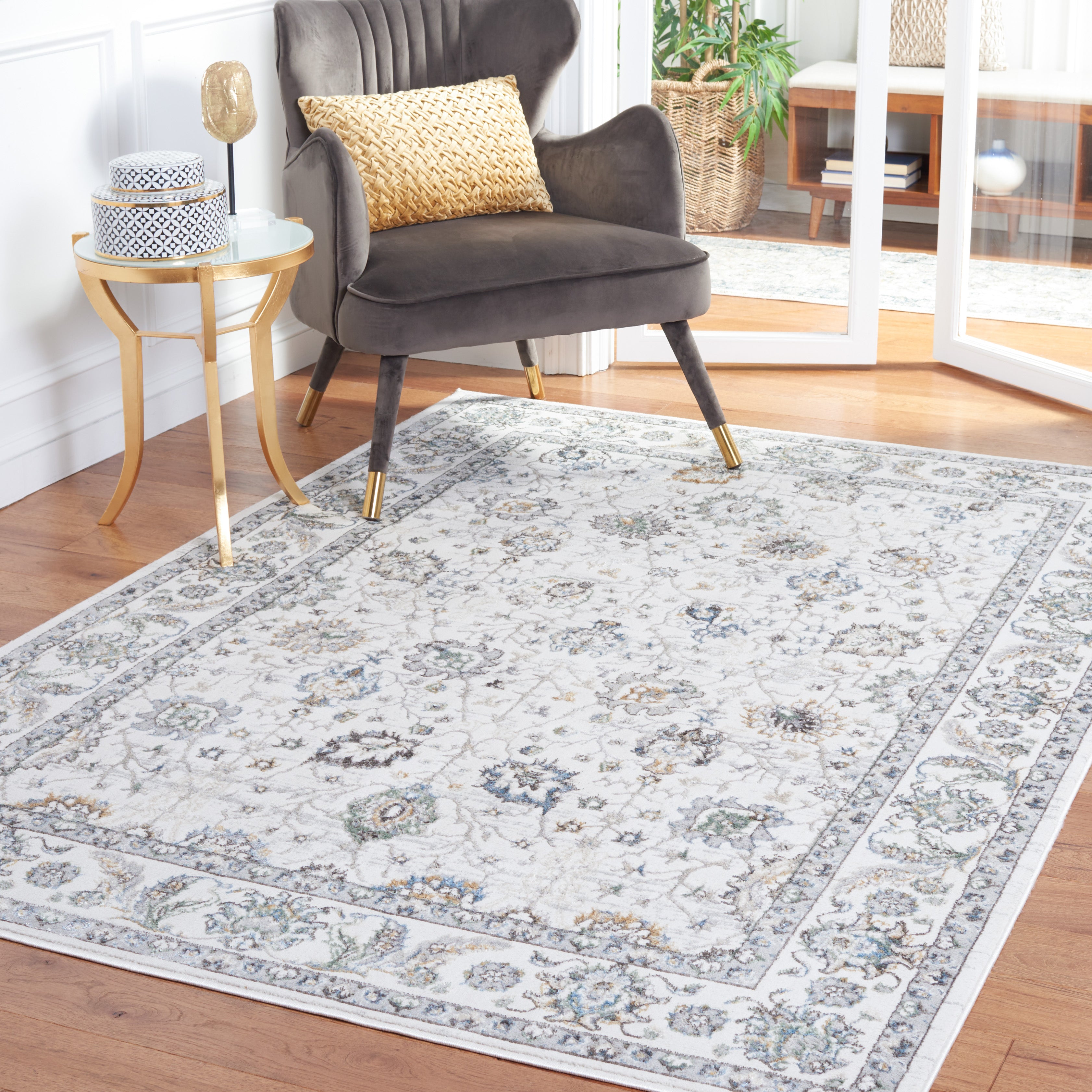 Safavieh Bel Air 210 Rug, BLA210 - Grey / Beige