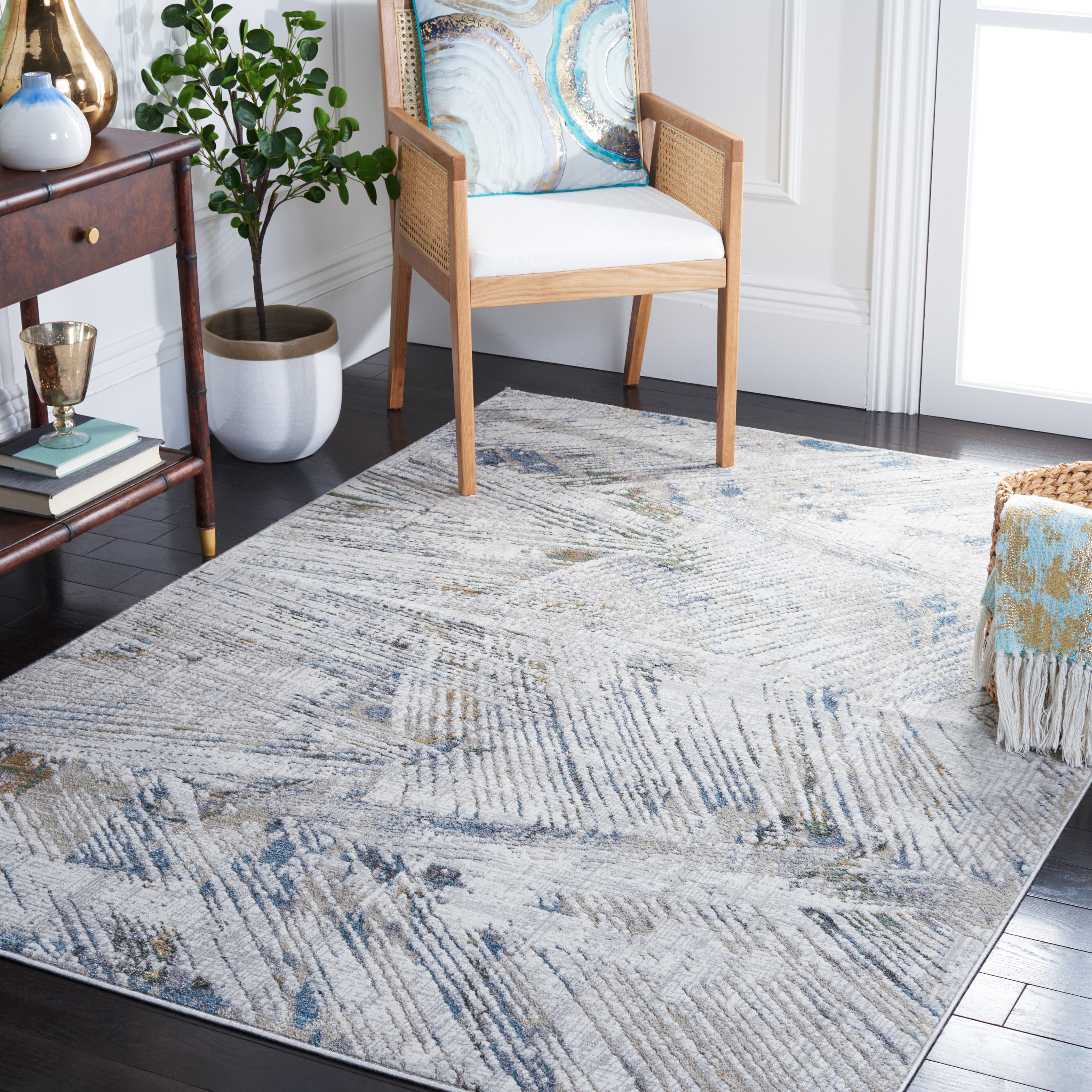 Safavieh Bel Air 224 Rug, BLA224 - Grey / Blue