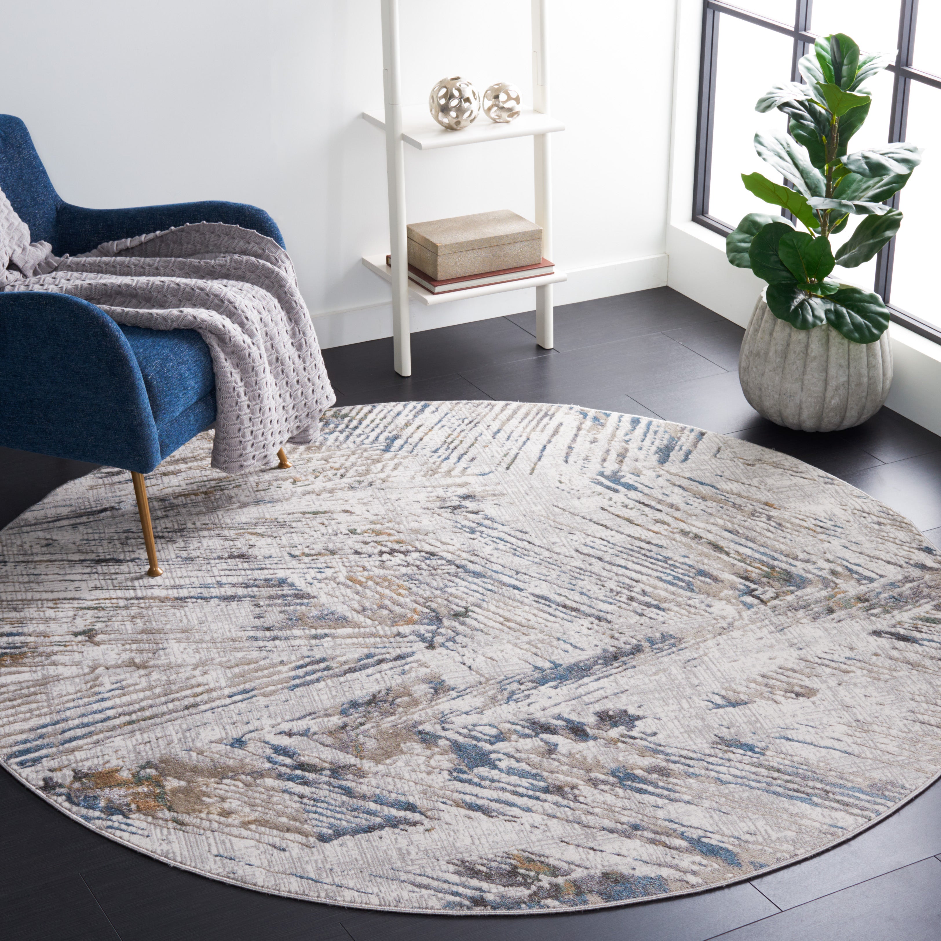 Safavieh Bel Air 224 Rug, BLA224 - Grey / Blue
