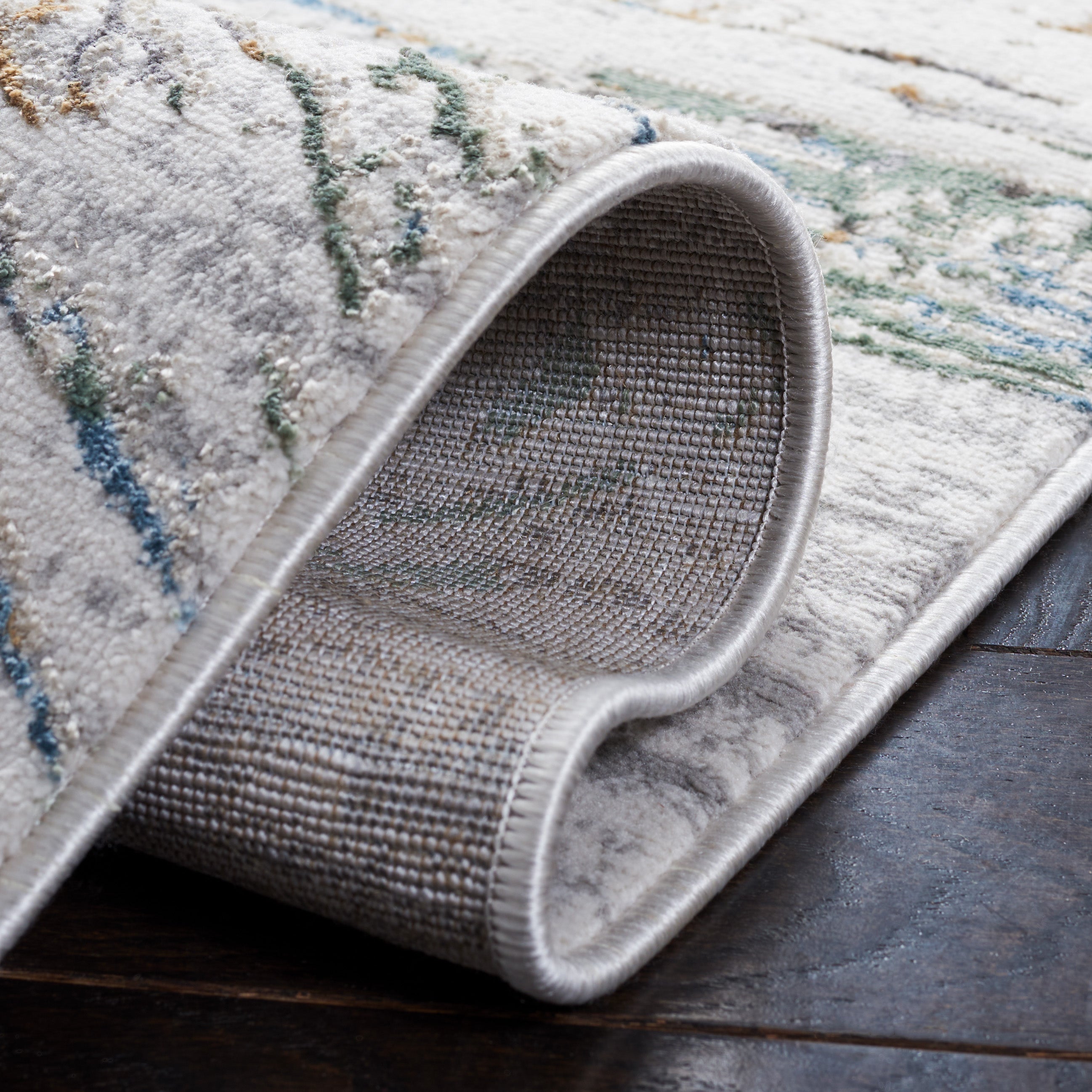 Safavieh Bel Air 228 Rug, BLA228 - Grey / Turquoise