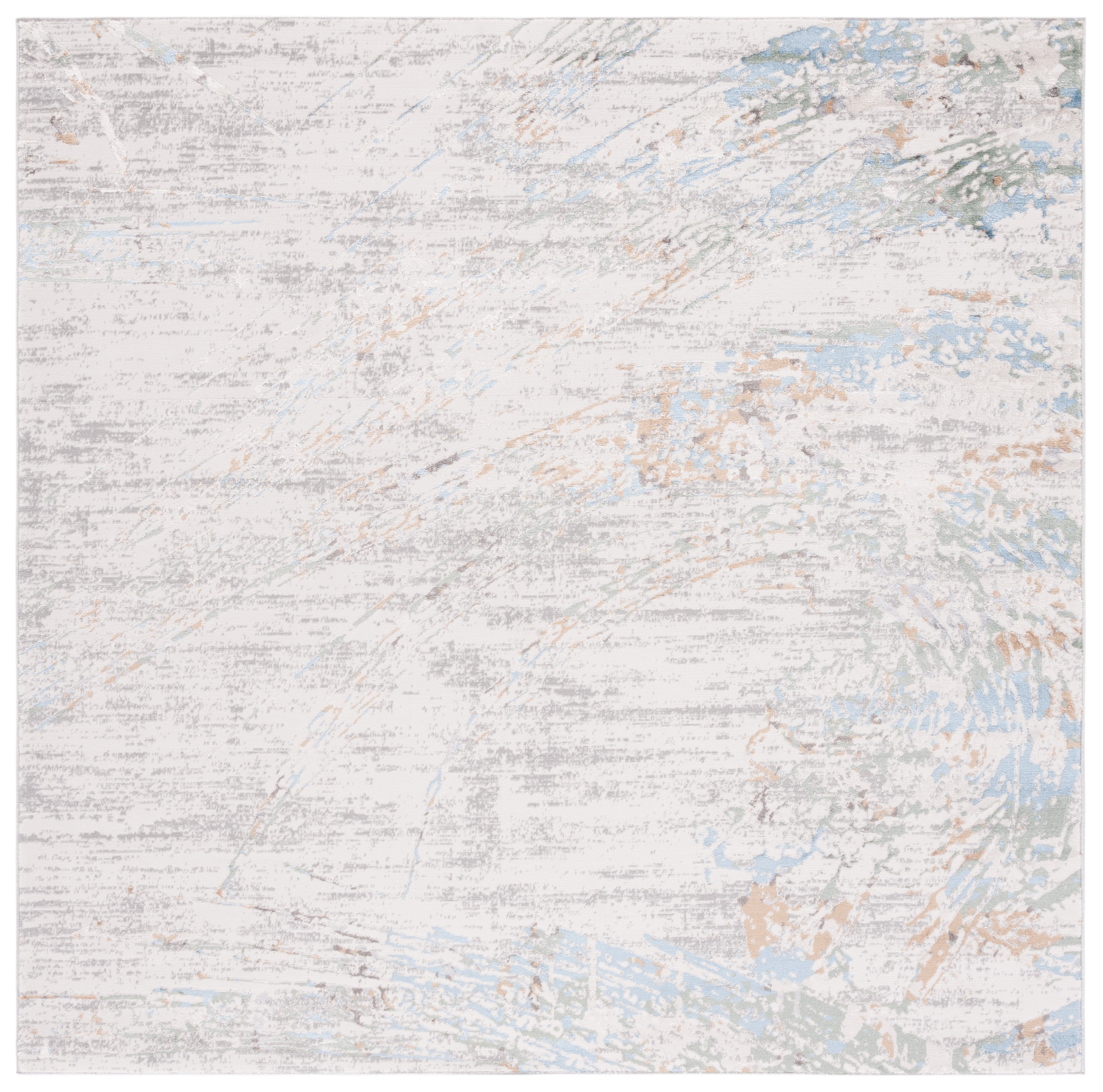 Safavieh Bel Air 228 Rug, BLA228 - Grey / Turquoise