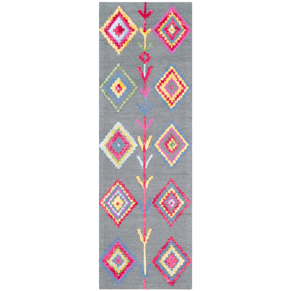Safavieh Bellagio 551 Rug, BLG551 - Dark Grey / Multi