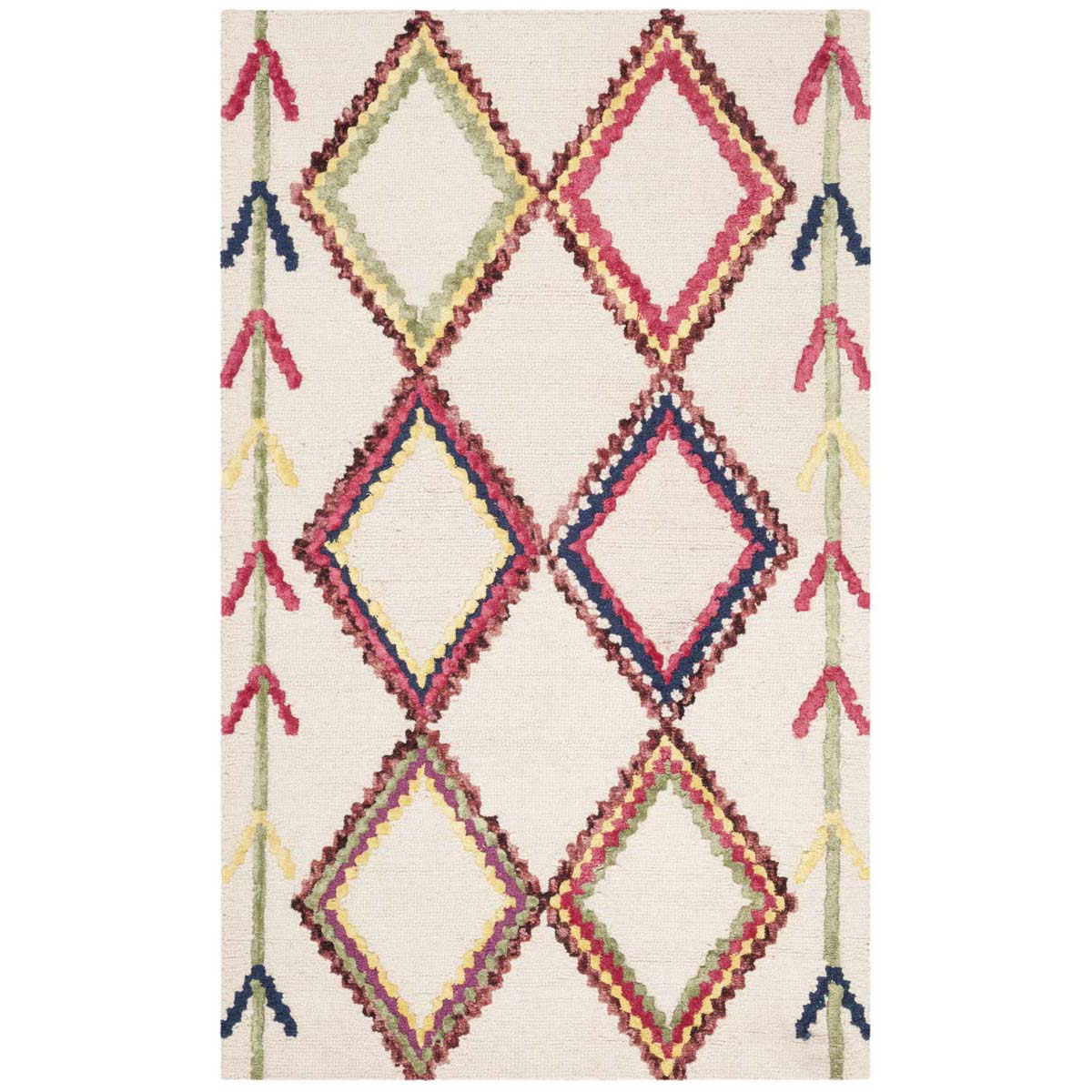 Safavieh Bellagio 563 Rug, BLG563 - Ivory / Multi
