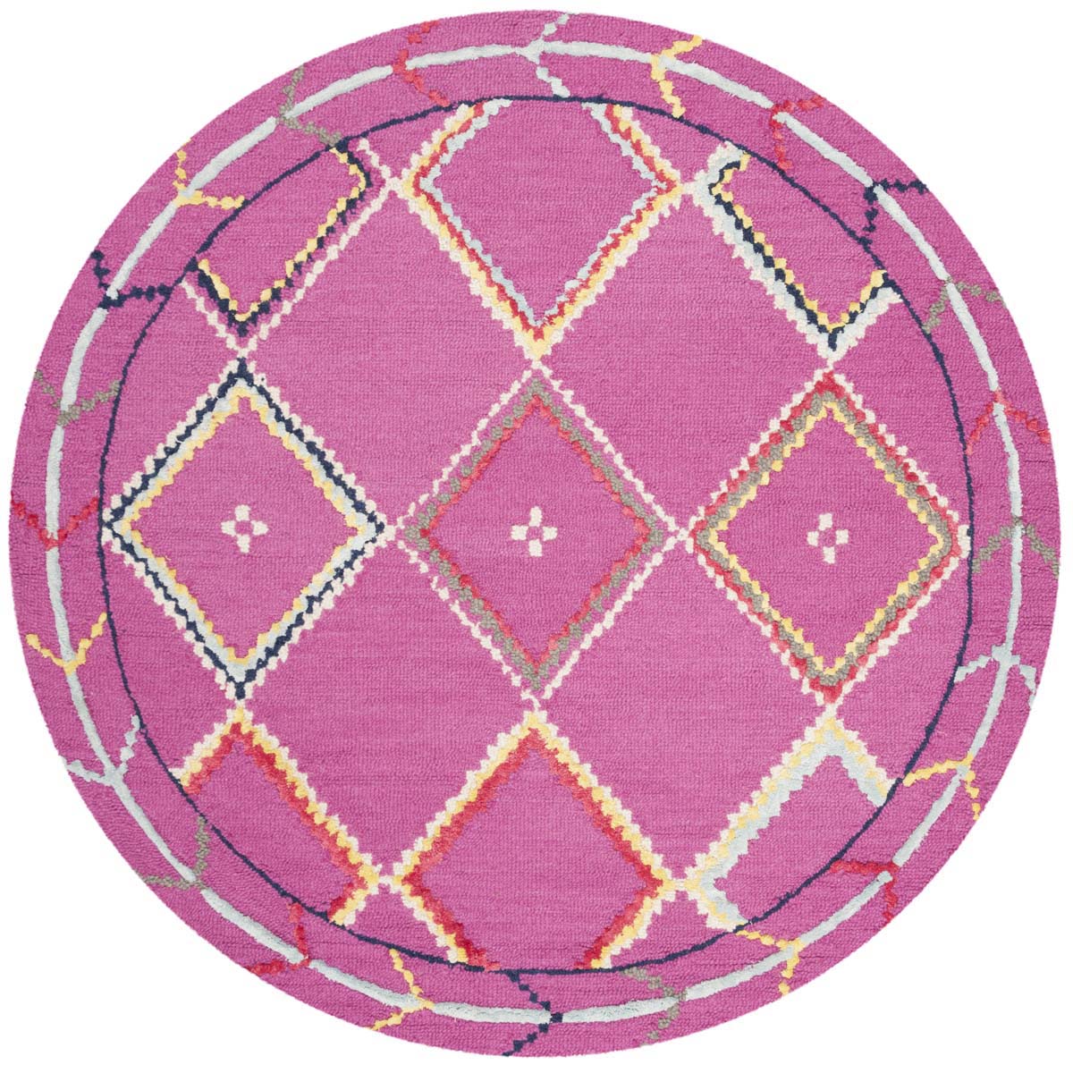 Safavieh Bellagio 563 Rug, BLG563 - Fuchsia / Multi