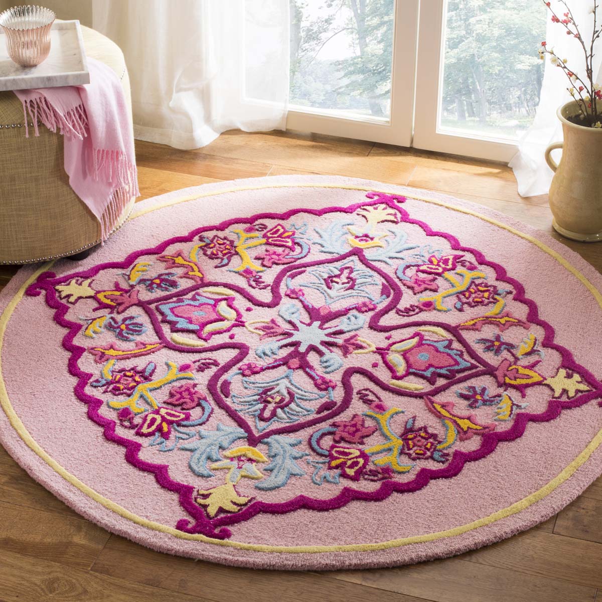 Safavieh Bellagio 605 Rug, BLG605 - Pink / Multi