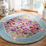 Safavieh Bellagio 605 Rug, BLG605 - Light Blue / Multi