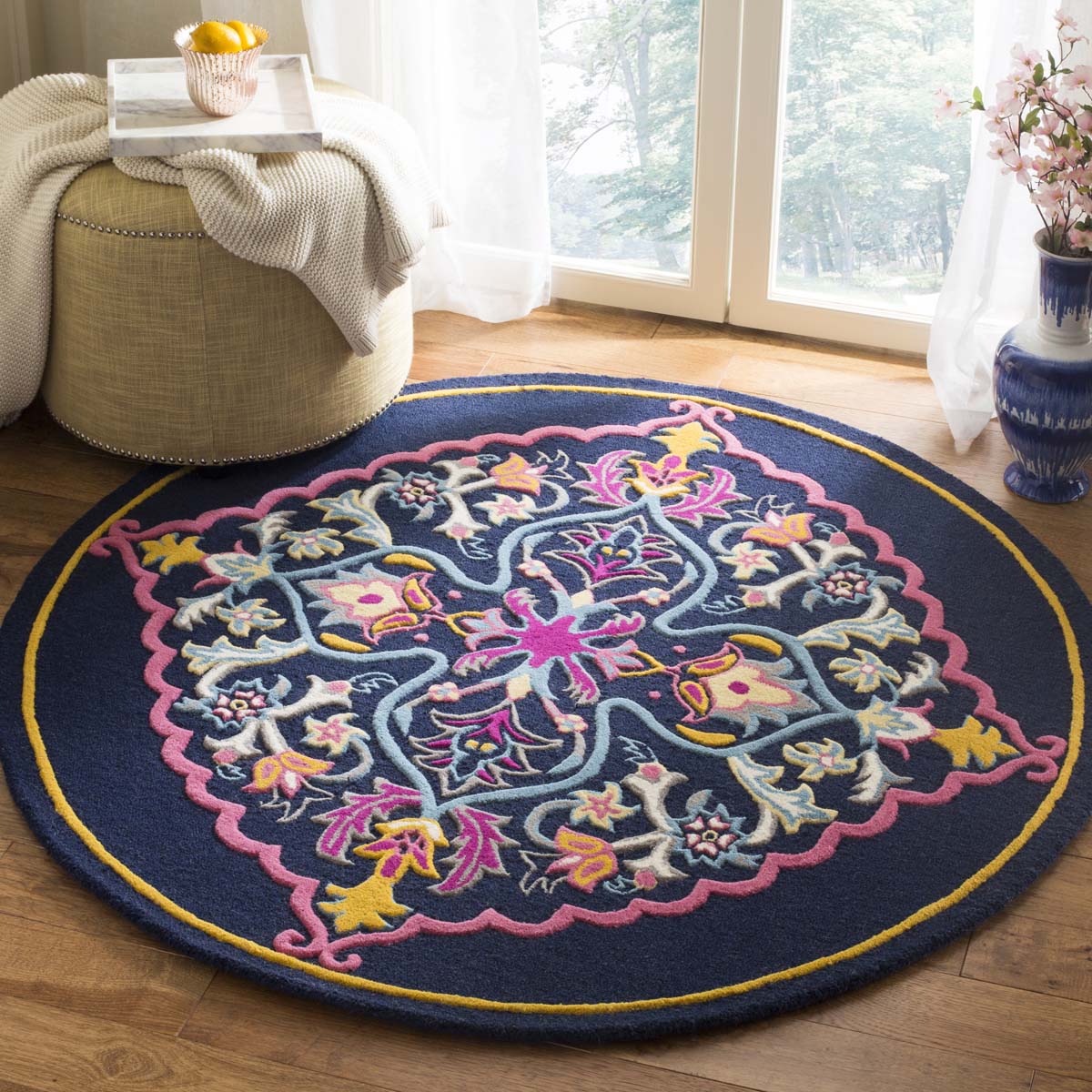 Safavieh Bellagio 605 Rug, BLG605 - Navy Blue / Multi