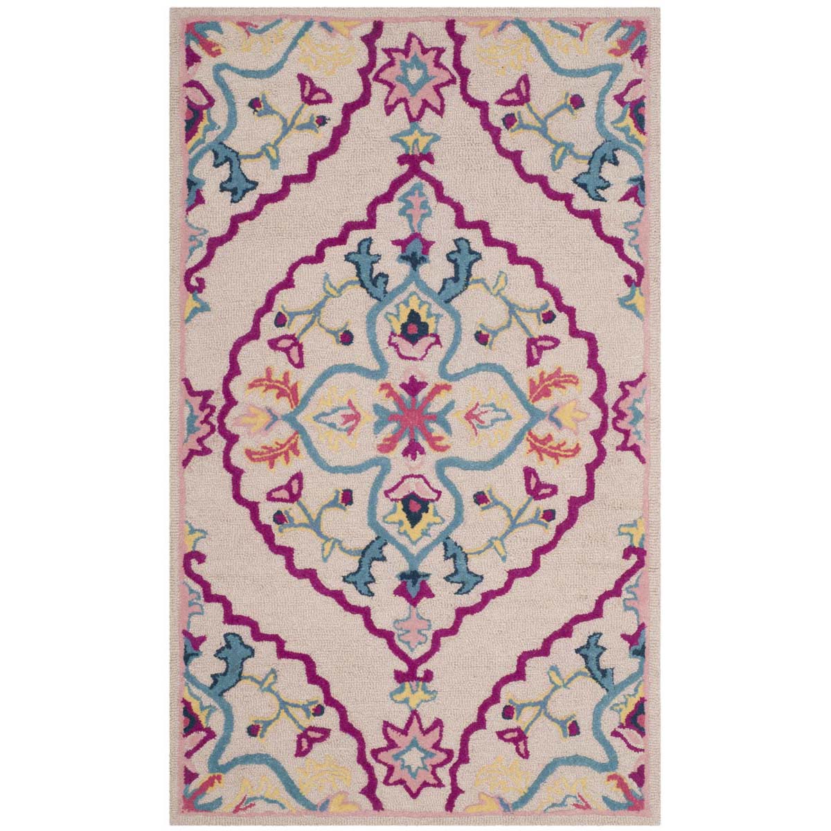 Safavieh Bellagio 605 Rug, BLG605 - Light Pink / Multi