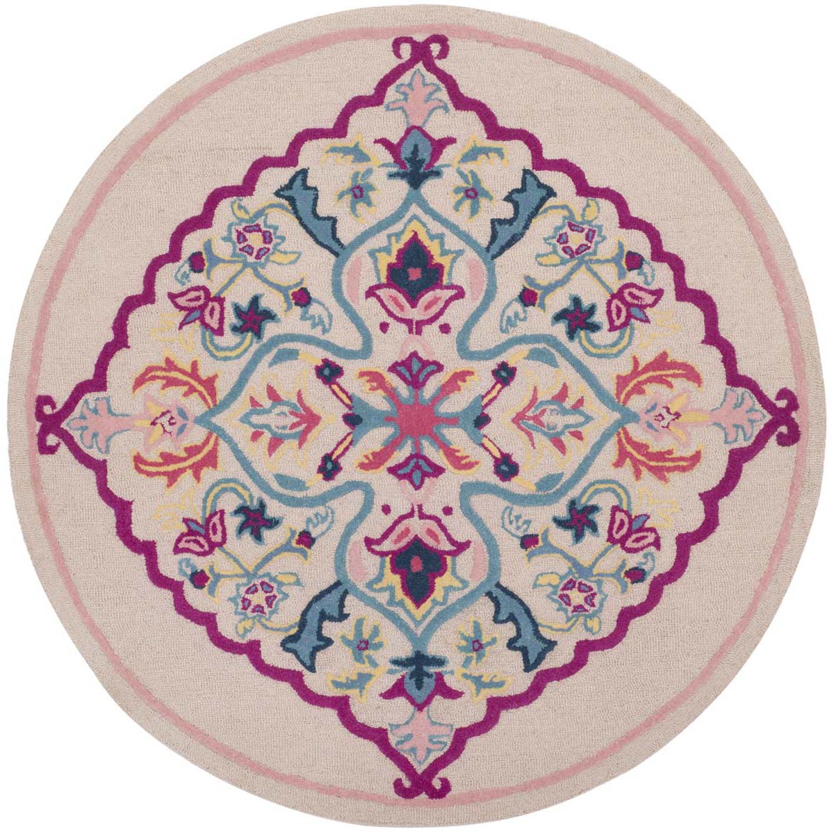 Safavieh Bellagio 605 Rug, BLG605 - Light Pink / Multi